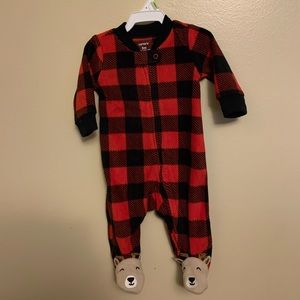 Carter’s baby onesie with footies